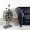 Vintiquewise Freestanding Floor Wine Rack with Wooden and Metal Goblet Design - Holds 12 Bottles QI003568 - alternate 5